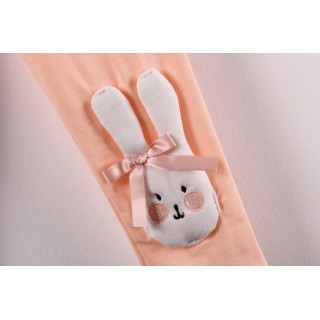 (最後現貨)【綠】 KIDE43043-1【童】糖果色兔子打底褲-5-13碼