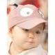 (最後現貨)【粉】PT90019【兒童寶寶】 熊貓棉布鴨舌帽棒球帽-粉條