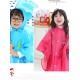 (最後現貨)【黃L/藍L】KIDN2702145【童】韓國超萌斗篷式雨衣