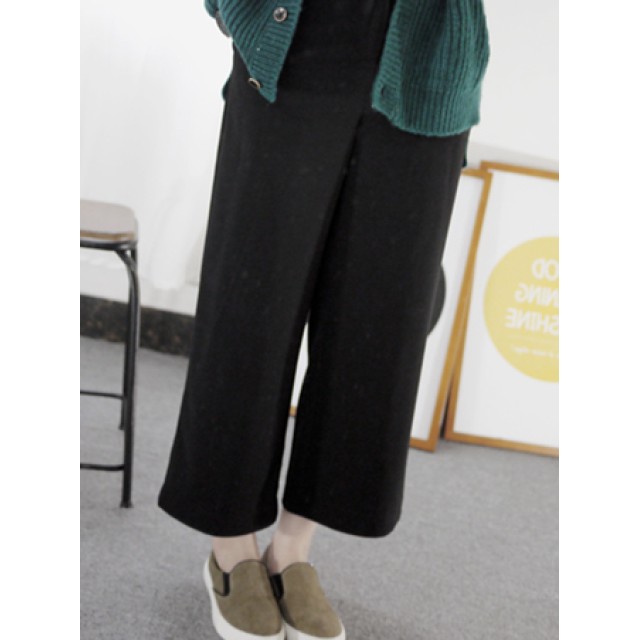(最後現貨 【S碼】)KOR3241738 韓式高腰9分西裝褲