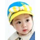 (最後現貨*1)KIDN102167<特價>【童】韓國條紋蝴蝶結兒童帽-黃色