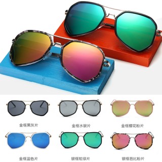 (最後現貨)MV74007_特價 超輕不鏽鋼UV400反光太陽眼鏡/造型墨鏡 2色